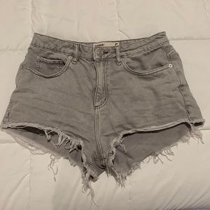 Garage Grey Jean shorts